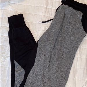Black and Gray Joggers